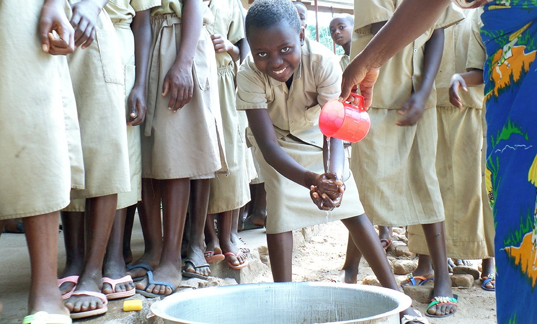 The risks of intestinal worms in humans can be mitigated by drug treatment administration programs and better hygiene education.