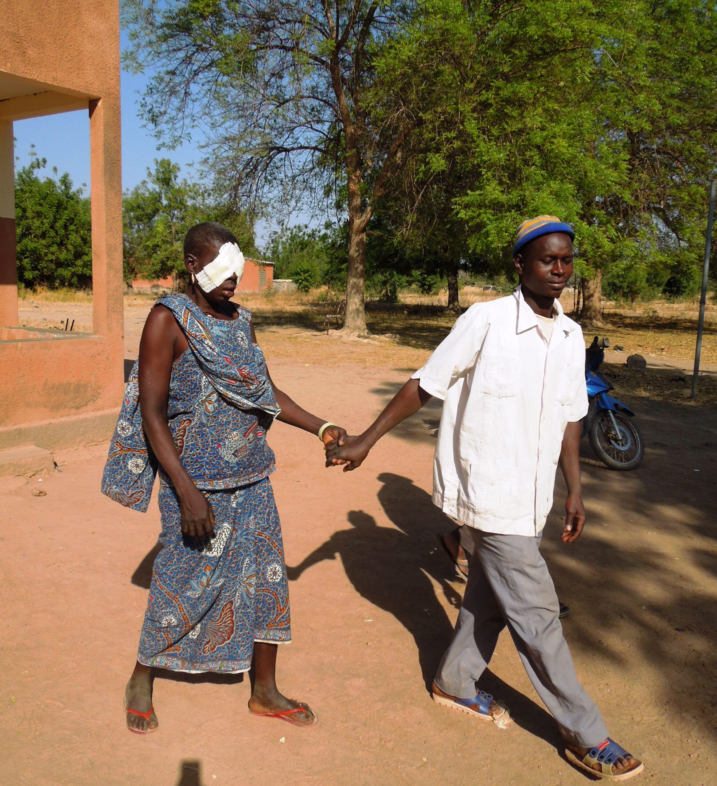 Trachoma patient