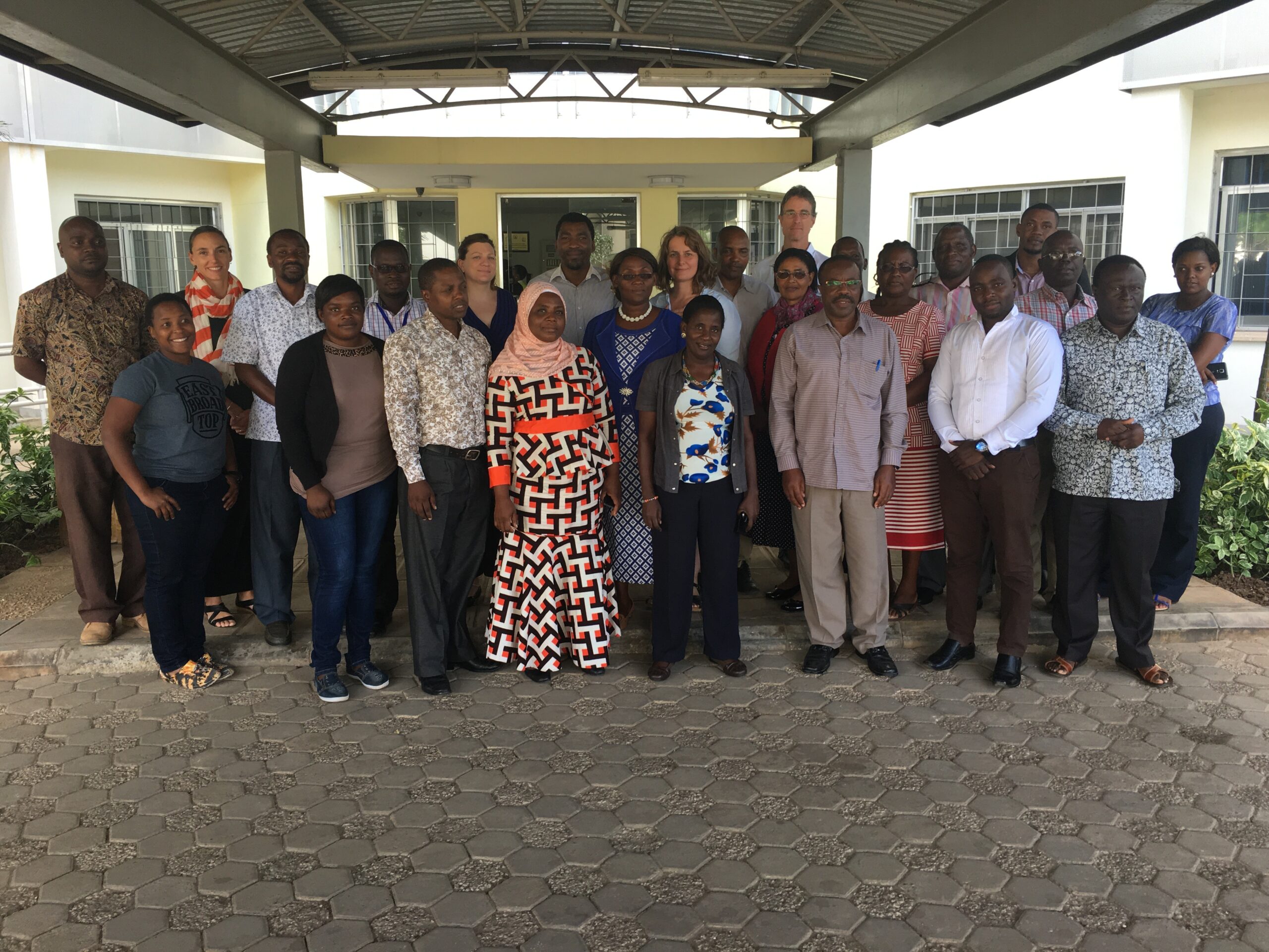 Group photo of partners in Tanzania.